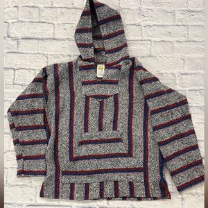 SUNSPECS VINTAGE WOVEN TOP, (MEXICO) BEACH TOP/COVER UP UNISEX SZ MEDIUM